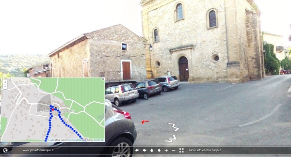 Mise en ligne d&#039;un exemple de projet Streetview